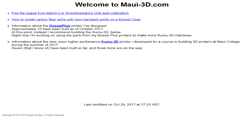 Desktop Screenshot of maui-3d.com